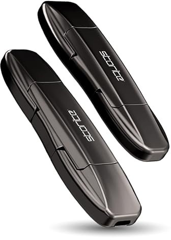Storite 256gb usb stick High speed usb storage pendrive 2in1 Dual usb sticks USB 3.2 usbc memory stick usb thumb drive, Type c flash drive for android phones,tech gadgets, laptop,PC,Mac,Tablet - Black