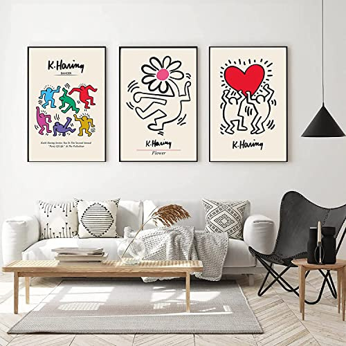 Nationcog Poster Party of Life – Tänzerin – Liebe – Blume – Galerie-Wandbündel – individuelles Design – Geschenk für Freunde – Dekoration Büro (ungerahmt) (28,9 x 35,6 cm)