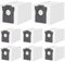 Rrochio Sac pour Dreame L40 Ultra, 8 Accessoires pour Aspirateur Dreame L10s L50 L40s Pro Ultra, X40 X50 L20 L10 S20 Ultra, L10s Pro Gen2, 3,2L Capacité Rechange pour Mova V50 P50 Pro Ultra, E30 Ultra