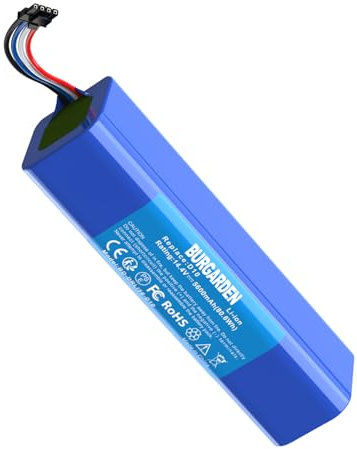 BURGARDEN 14,4V 5600mAh Li-ION Batterie pour Dreame D10, D10 Plus, D10s, D9, D9 Max, D9 Pro, F9, L10, L10 Pro, L10 Home Cleaner Robot Aspirateur