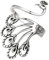 JPXXFM Dustierbare Frauen Pfau Ring Vintage Strickring Mode Statement Schmuck Zufälliger