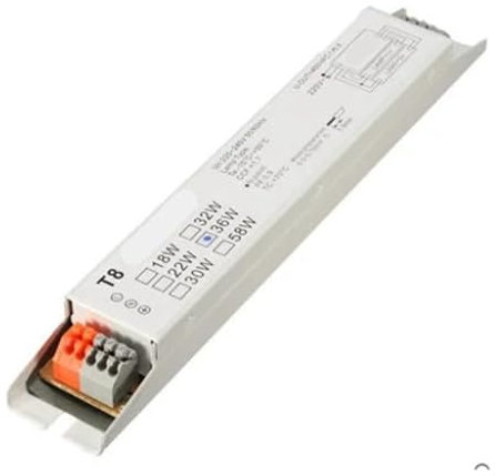 BPBZUTUMDZ Alimentatore elettronico 220-240 V CA 2x18 W 2x36 W 2x58 W Alimentatori for lampade Fluorescenti T8 ad Ampio voltaggio(2X18W)