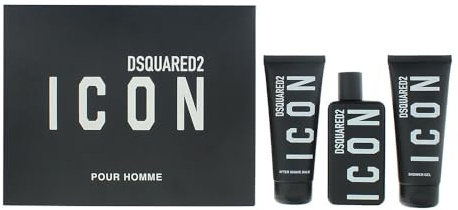 Dsquared2 Icon Pour Homme 3 Piece Gift Set: Eau de Parfum 100ml - Body Lotion 10