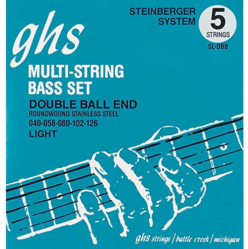 GHS 5LDBB 40 - 126 Leichte 5-saitige Bass-Kontrabass-Kugelkopf-Saitensatz