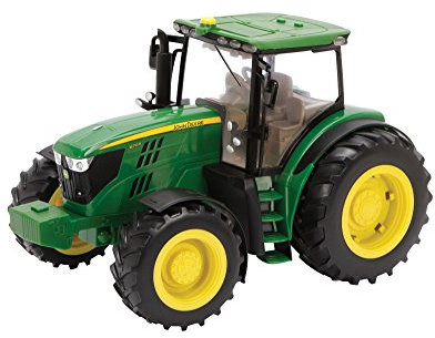 John Deere - 6210R Traktor, das originalgetreue Replikat im Maßstab 1:16 bringt mit viel Liebe zum Detail den ganz kleinen Farmen grenzenlosen Spielspaß und lässt Sammlerherzen höher schlagen