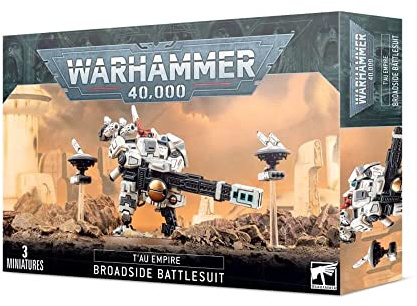 Games Workshop 99120113063 Tau Empire Xv88 Broadside Battlesuit Plastic Kit, Variierbar
