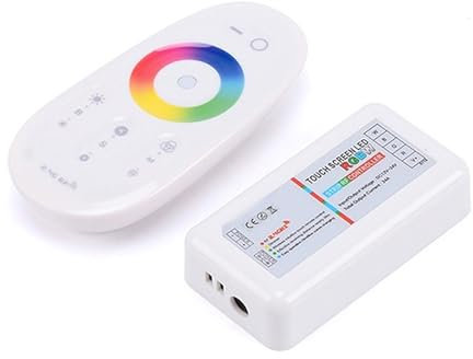 JOYLIT RGBW Controlador de pantalla táctil 4x6A 288W (RGB + Blanco) RF 2.4G LED Controlador Para Tiras LED RGBW