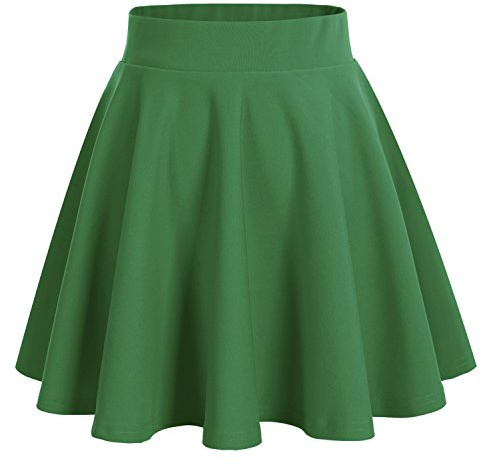 DRESSTELLS Rock Damen Kurz Skater Rock A-Linie Hohe Taille Minirock Silvesteroutfit Anime Faltenrock Karneval Tennis Rock