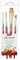 PRINCETON Velvetouch - Set Professionnel 4 pinceaux