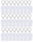Sumind (50 Stück Foto Insert Schlüsselbund Acryl Leer Schlüsselring Bilderrahmen Schlüsselanhänger Klar Spalten Schlüsselanhänger Lichtbild Größe, 4 cm mal 5,5 cm