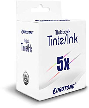 Eurotone 5X Tintenpatronen für HP OfficeJet 6950 ersetzt 903XL 903 XL Set