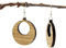 NaturSchatulle Holzschmuck Holzohrringe Moni Eiche I natürliche Ohrhänger 925 Sterling Silber Ohrringe Holz Damen Ohrschmuck