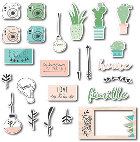 Toga Chipboards Shapes Cut Card, Multicolor, 11 x 14.5 x 1 cm