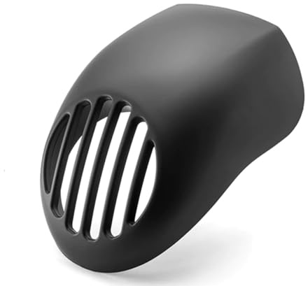 Alchemy Parts Motorrad Scheinwerfer Wasserfall Verkleidung Kompatibel mit Harley Davidson Sportster & Dyna Modelle - Mattschwarz