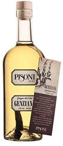 Grappa alle erbe Genziana 40% 0.70L - PISONI