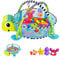 KINDEREO 3in1 Schildkröte Erlebnisdecke, Bällebad, Krabbeldecke, Spielbogen, Spieldecke, Lernmatte