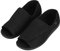 ITODA Chaussures Diabétiques pour Homme Pantoufles Orthopédiques Bout Ouvert Chaussons Elargissement Réglable Chaussures Intérieur et Extérieur Antidérapant pour Pieds Gonflés 46EU 10US Noir