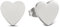 Ohrstecker Herz Silber für Damen - inkl Geschenkbox I silberne Herzen Ohrringe - Valentinstag-Geschenk für Sie