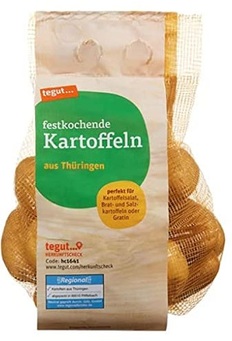 tegut… Speisekartoffeln festkochend, 2 kg