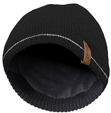 RockJock STORMACTIVE 100 % vattentät herr pojkar varm mössa hatt med reflekterande randig detalj