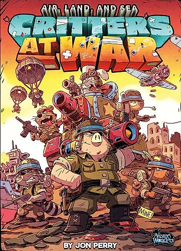 Arcane Wonders Aire, Tierra y Mar: Criaturas en Guerra, 2-4 Jugadores, 8+ Años, Naranja