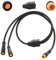 1T2 Y-Splitter Verlängerungsdraht mit Julet Typ 3pin Stecker für Fahrrad Scheinwerfer/Getriebe Sensor/Bremse Split Kabel in eBike Umbau Kits (3pin, 24 in der Länge)
