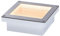 Paulmann 94724 LED Solar Bodeneinbauleuchte Aron Bewegungsmelder insektenfreundlich IP67 100x100mm 2200K 0,5W 25lm Weiß eckig Edelstahl, Kunststoff
