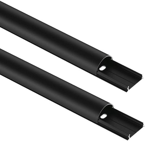 2er Pack, (16,63EUR/m) Aluminium Kabelkanal, Länge 150cm, Breite 3,5cm-matt
