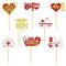 Cyodoos 24 Stück Krankenschwester Cupcake Topper Krankenschwester Schule Abschluss Cupcake Picks Medizinische Rn Krankenschwester Grade Thema Geburtstag Party Kuchen Dekorationen Zubehör