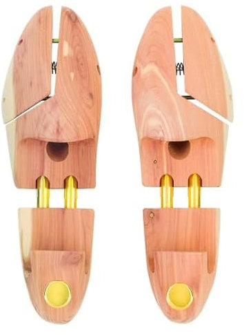 BY BNS CC Premium Schuhspanner aus Zedern-Holz, für Herren und Damen, hochwertige Schuhleisten, Schuhdehner, Shoe Tree für schöne Schuhe ohne Gehfalten, für Damen und Herren, Gr. 45/46