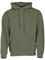 Fruit of the Loom Classic Kapuzen-Sweat + GRATIS MyShirt Stoffbeutel, Farbe:Oliv + GRATIS MyShirt Stoffbeutel, Größe:L