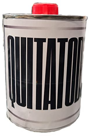 QUIMIBASE QUITATODO GEL DE LIMPIEZA - ELIMINA CHICLES, SILICONA Y PEGAMENTOS - APLICABLE BROCHA O RODILLO - 0,5L
