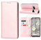 Handyhülle für Google Pixel 7A Hülle mit Displayschutzfolie, Schutzhülle Pixel 7A 5G PU Lederhülle Wallet Kartenfach Standfunktion Stoßfest Klapphülle für Google 7A Flip Case Cover (Rosa)