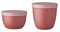 Mepal - Snackpot Duo Pack Ellipse - Praktischer Behälter zur Aufbewahrung & für Transport von Lebensmittel - Tiefkühltauglich - Spülmachinenfest - Vivid Mauve