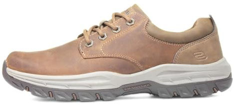 Skechers USA Men's Knowlson Leland Sneaker, beige, 47 EU