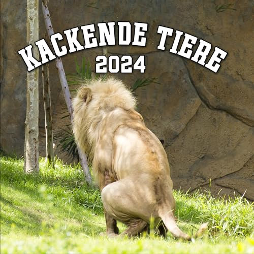Kackende Tiere Kalender 2024: Das lustige Geschenk für Frauen, Männer, Freunde, Kollegen, Weihnachten & Mehr