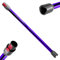 Vacuum Cleaner Extension Tube Compatible for Dyson V12 Detect Slim, V10 Digital Slim,Extension Rod for Vacuum Cleaner Attachments 76CM(Purple)