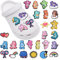 Yoimckay 25 Stück Cartoon Schuh Charms,DIY Anime Schuhdekoration Schuh Anhänger,Schuhe Charme,PVC Schuh Charms,Schuhanstecker Schuh Charms Kreativ Dekorieren,für Mädchen und Jungen