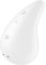 Satisfyer Dew Drop | Auflegevibrator | 8 cm | Perfekt für Anfänger | 2 starke Motoren | 12 Vibrationsprogramme | Wiederaufladbar | Wasserdicht (IPX7) | Hautfreundliches Doppel-Silikon, Farbe:weiß