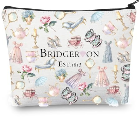PLITI Make-up-Tasche mit Reißverschluss von Regency-TV-Show, inspiriert von Regency-TV-Show-Enthusiasten, Bridger Est1813u, modisch