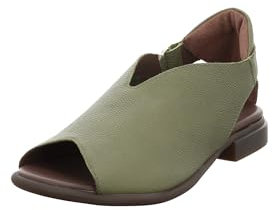Think! Damen Kamaa Lederfutter Sandale, Olive 7000, 38 EU