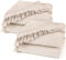 Pure Label 2er Set Musselin Decken 220x240cm - Oeko-Tex zertifizierte Tagesdecken aus Baumwolle | Musselin Kuscheldecken für Couch & Sofa in XXL | Doppelpack 220 x 240 cm, Farbe der Decke Beige