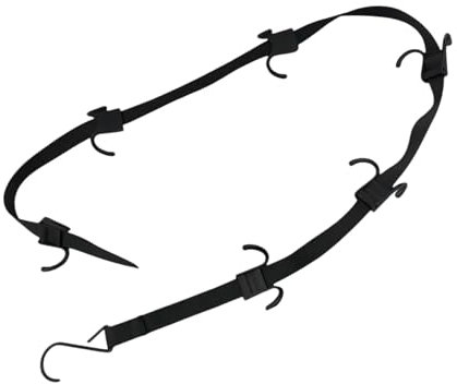 Gungtj Hockey Equipment Dryer With 12 Hooks, Strap Organizer And Gear Hanger, Portable Drying Rack For Sports Gear, Ideal For Hockey Equipment, Perfect For Camping And Outdoor Activities