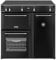 Stoves Richmond 90Ei TCH 90cm Electric Range Cooker with Induction Hob - Black - A/A/A Rated