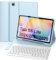 FOGARI Clavier pour Samsung Galaxy Tab S6 Lite 10.4'' 2024/2022/2020, AZERTY Français Clavier Détachable sans Fil Bluetooth pour Galaxy Tab S6 Lite, Bleu