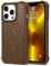 Micoden Magnetic Case for iPhone 13 Pro,Compatible with Magsafe,4 Corner Reinforced Protection Airbag Drop Protective Phone Case,Anti-Fingerprint Translucent Matte,Slim Shockproof Cover-Gold