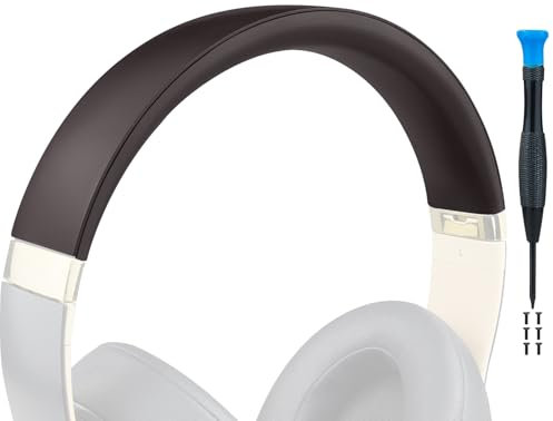 SOULWIT Replacement Headband Cover for Beats Studio Pro Noise Cancelling Headphones, Headstrap Pad Repair Part with Durable Silicone and Nylon - Deep Brown