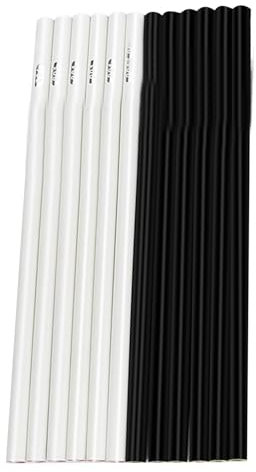 12 Pieces Black and White Charcoal Highlight Pencils for Drawing Professional Sketch Sketch Shading Blend