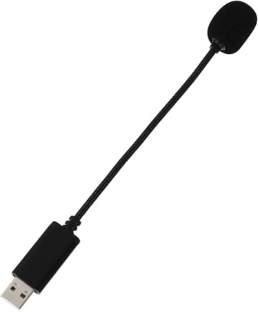 Hoement USB Kondensatormikrofon für PC und Laptop, Flexibel, Schwarz | Besprechungen und Video, Plug And Play per Usb, Metall ABS Gehäuse, 1,5m Kabel