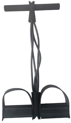 Widerstandsbänder, Fitnessbänder für Bauch Beine Po, Bauchtrainer Zuhause, Resistance Bands, Home Sport Pilates, Bauchmuskeltrainer, Expander Fitnessgeräte Sportgeräte, Sit up Hilfe, Yoga, Schwarz
